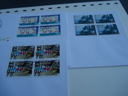 Satz Sondermarken, 1998, FDC Satz + 4erblock, 4 Belege