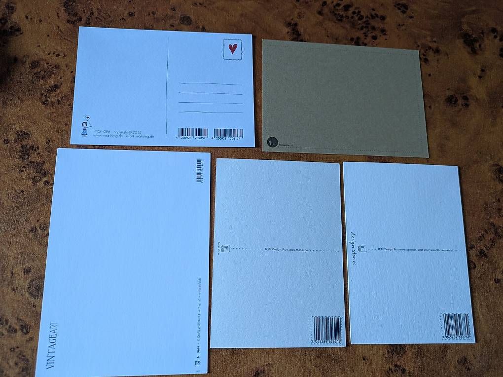 Cartoline: 5 Postkarten neu und ungebraucht / Gratisversand – Nuovo (secondo la descrizione) da Visp venduto da SweetNovember01 1