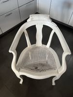 Stuhl alt, Shabby Chic, Wiener Geflecht