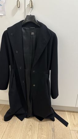 Mantel Cinzia Rocca Kaschmir schwarz Grösse S