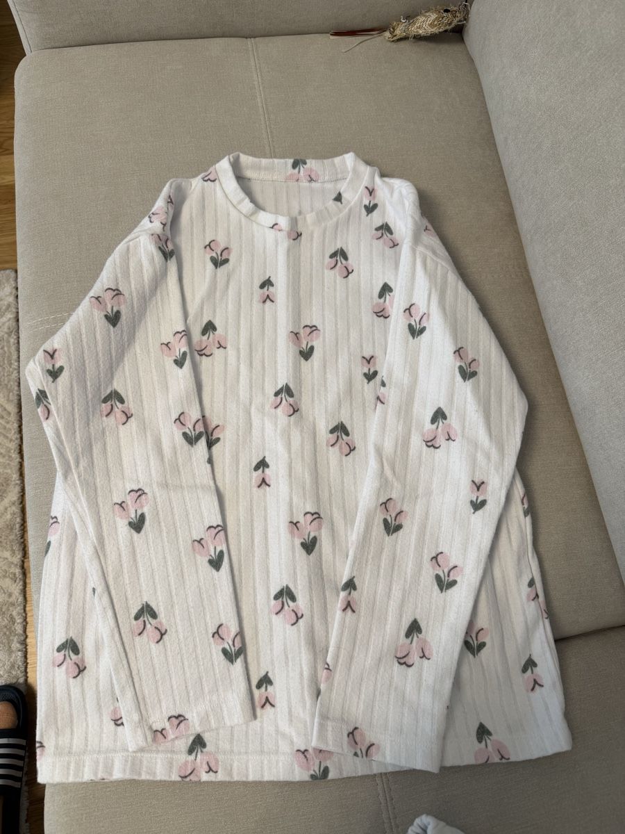 Negligees & Pigiami: Gemütliche Pyjama-Hose mit Blumenmuster, Grösse M, 100% Baum – Usato da Winterthur venduto da ebos1