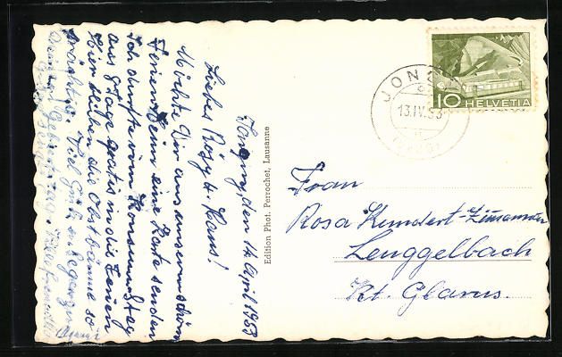 Cartoline postali: AK Jongny, Maison de vacances Co-op – Usato da Berlin venduto da bartko-reher 1