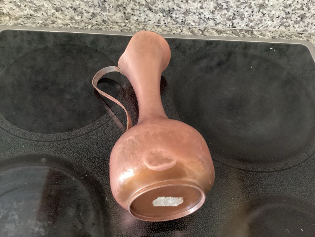 Caraffe: Antiker Kupfer Krug   – Usato da Minusio venduto da scotch111 4