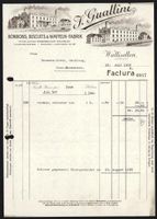 Rechnung Wallisellen /Zürich 1933, J. G