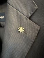 Anstecknadel Reversnadel Blume Stern Manschettenknopf Silber