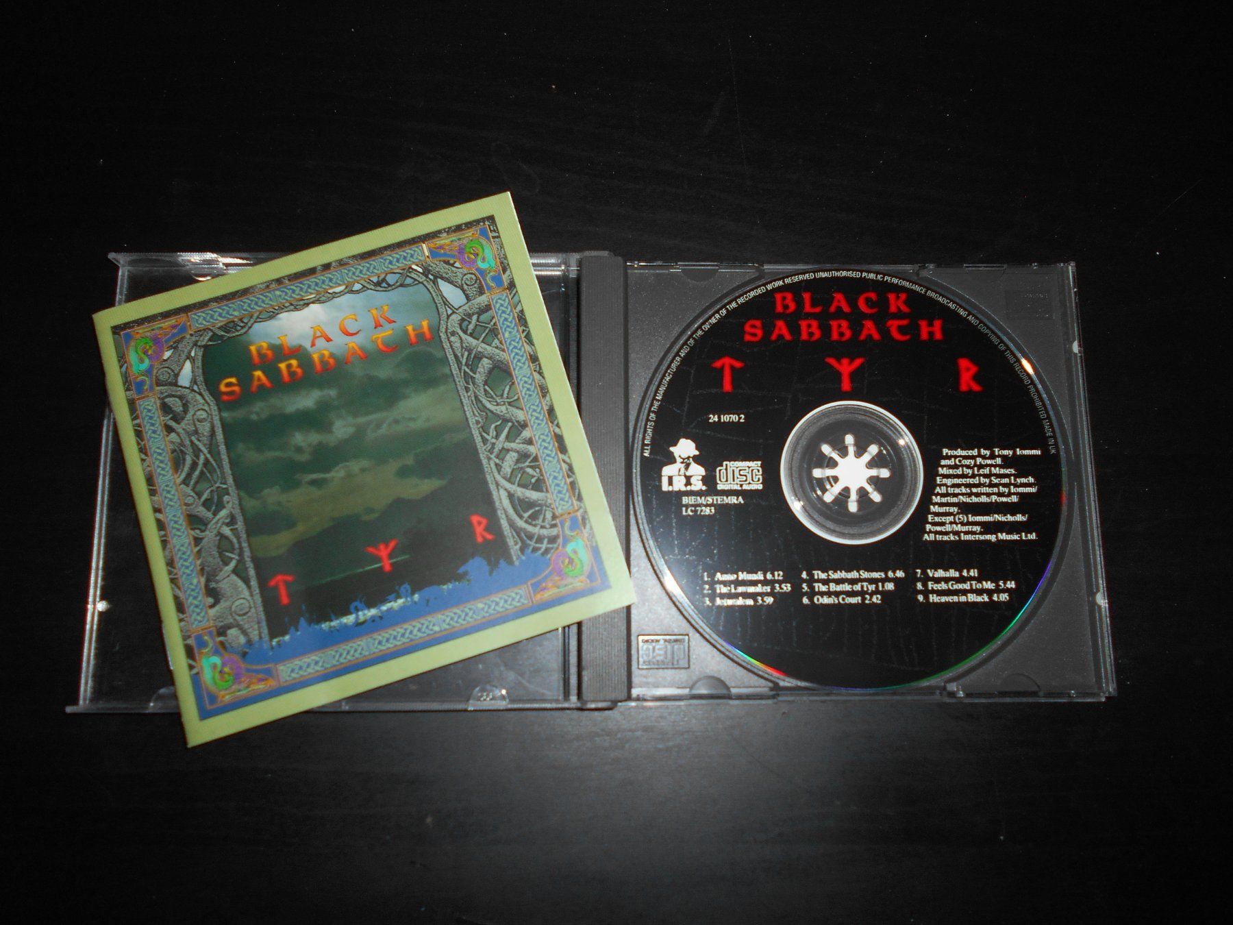 CD: Black Sabbath – Tyr / 1990 – Usato da Aarberg venduto da witchhunter01