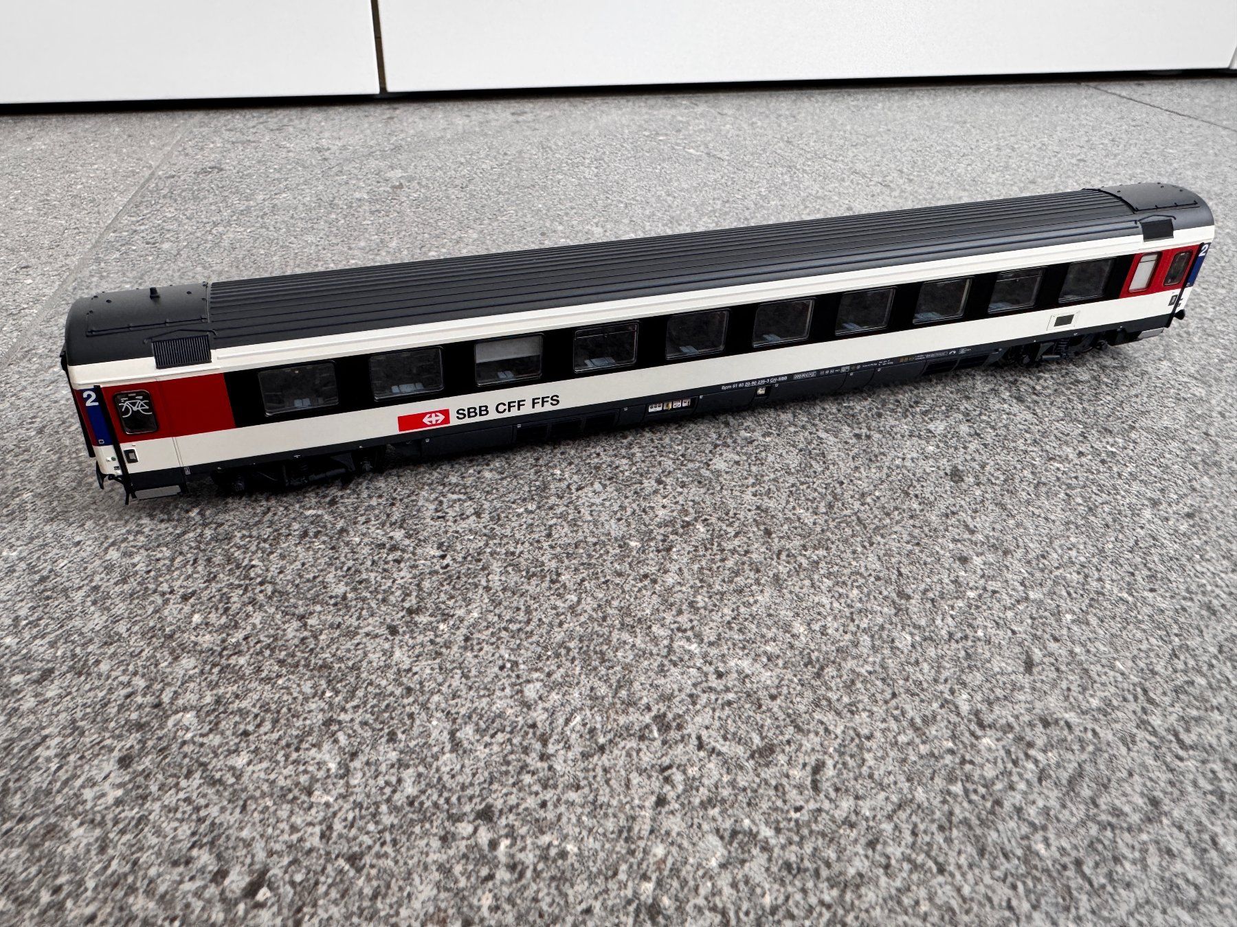 LS Models Modellini di ferrovie: LS Models 47377 SBB Bpm EC Personenwagen 2.Kl. – Usato da Basel venduto da szbdsfrjs 3