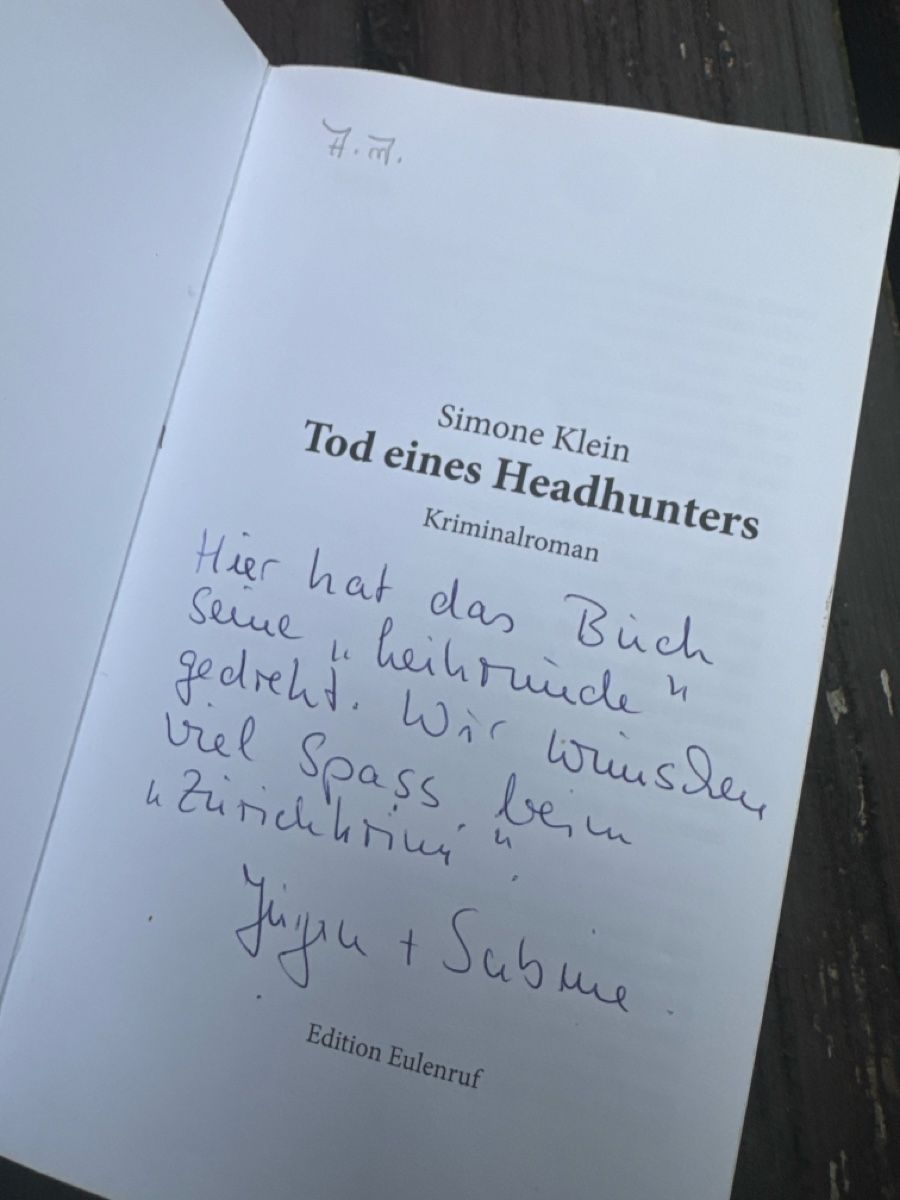 Libri: Kriminalroman Tod eines Headhunters Simone Klein – Usato da Zürich venduto da Belisimo 3