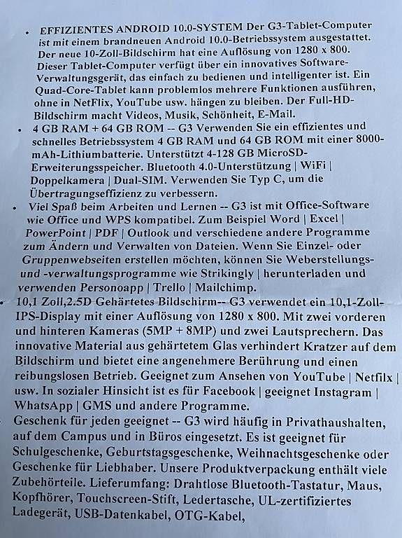Tablet PC: Tablet/Computer – Neu und originalverpackt aus ossingen von franco057 4