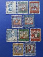 Pro Patria Serien 1966 + 1967 off. Ersttag-Eckstempel BERN