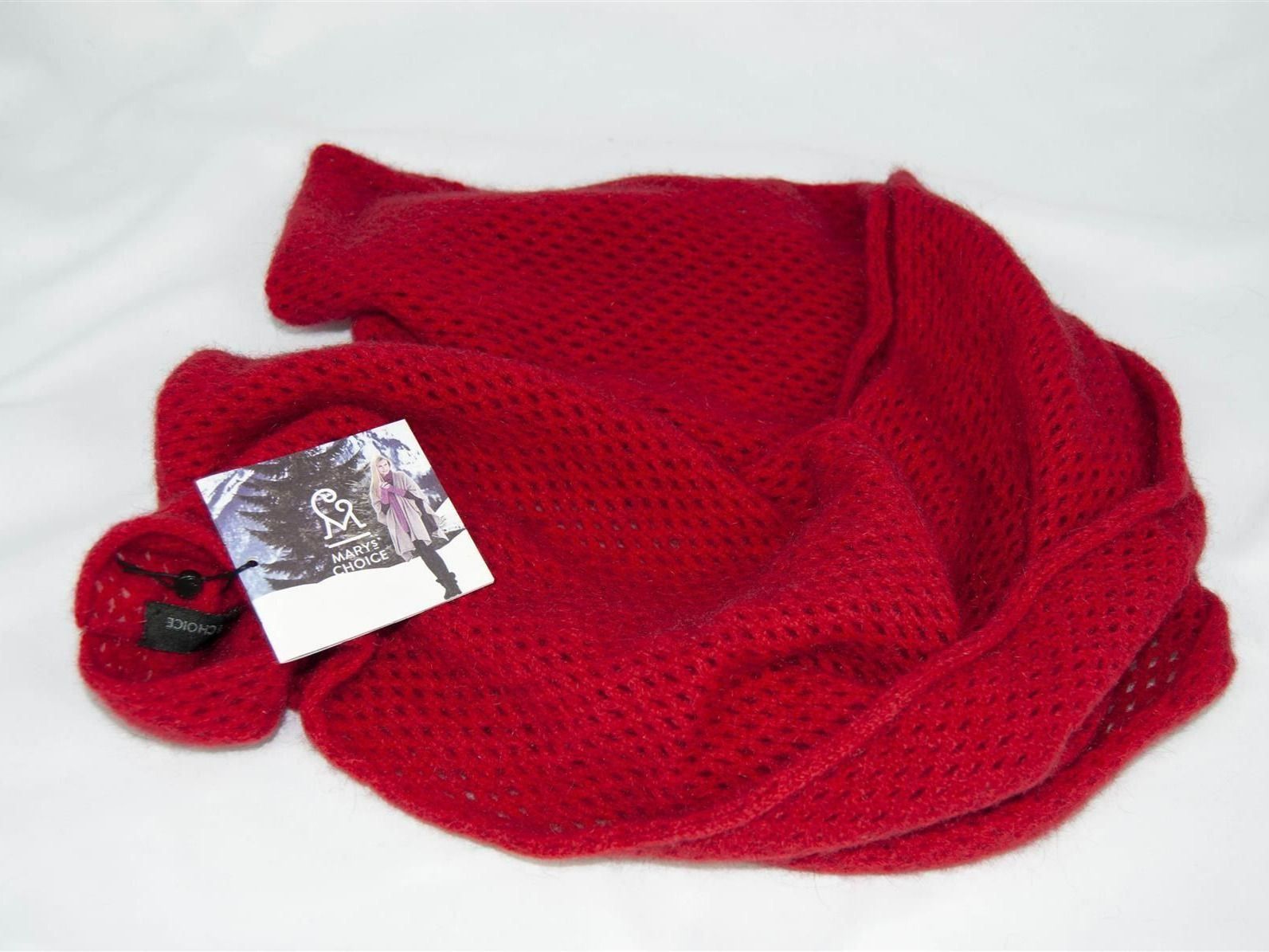 Foulard & Sciarpe: Possum Rundhalstuch - Wabenmuster rot – Nuovo e nell'imballaggio originale da Zollikofen venduto da marys-choice 1