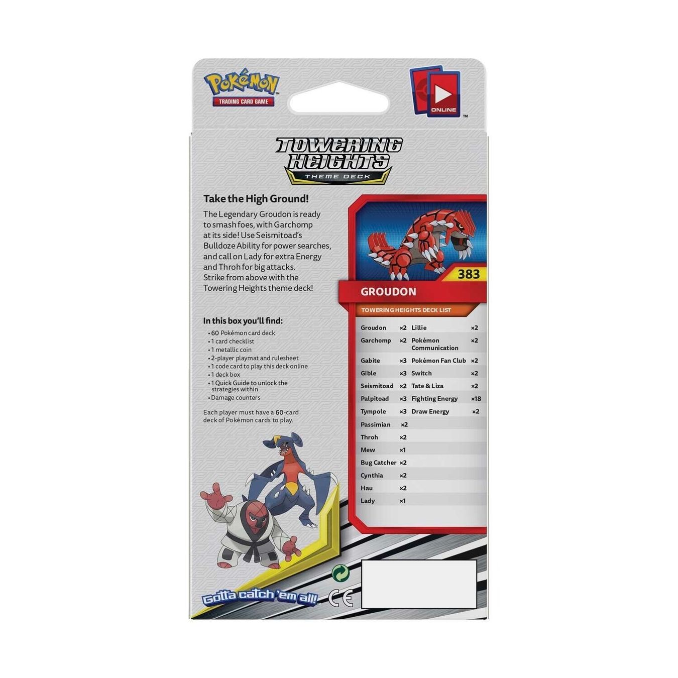 Pokémon Carte collezionabili: 2021 Pokémon Groudon Towering Heights EN – Nuovo e nell'imballaggio originale da Zürich venduto da Gamecards 1