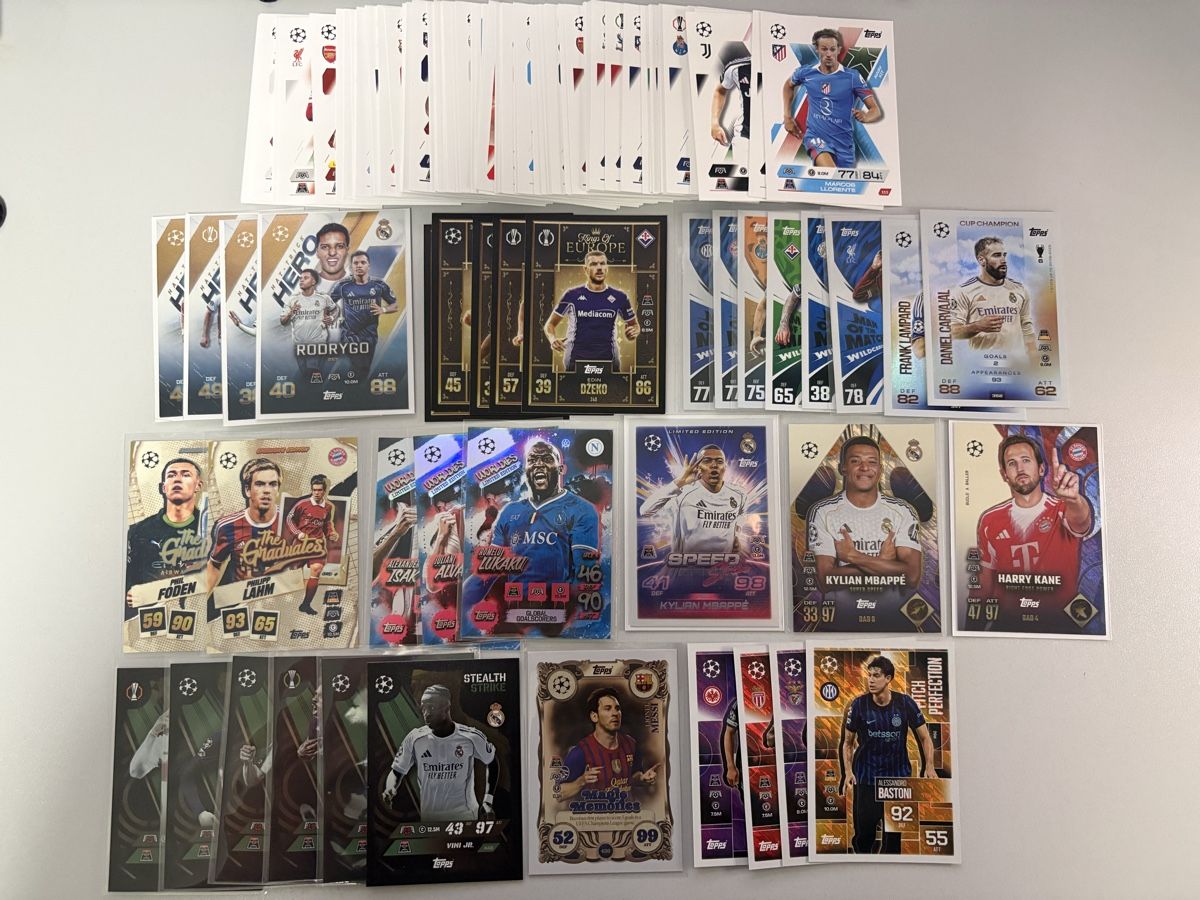 Topps Carte collezionabili: Topps Match Attax Lot - 110 Stk - Topps – Nuovo (secondo la descrizione) da Oberbuchsiten venduto da Bananefrappe93