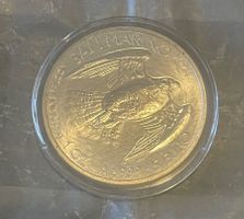 1 OZ Silber San Marino 2024 Wanderfalke in Kapsel