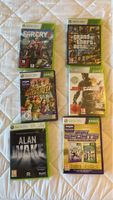 6 Xbox 360 Spiele Set diverse Titel akzeptabel