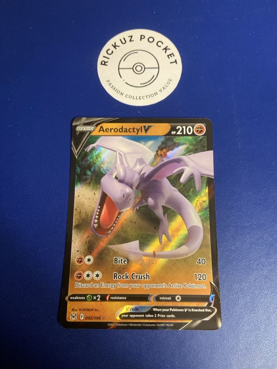 Pokémon Sammelbilder & Trading cards: Aerodactyl V #92 Pokémon Lost Origin – Gebraucht aus Montagnola von Rickuz