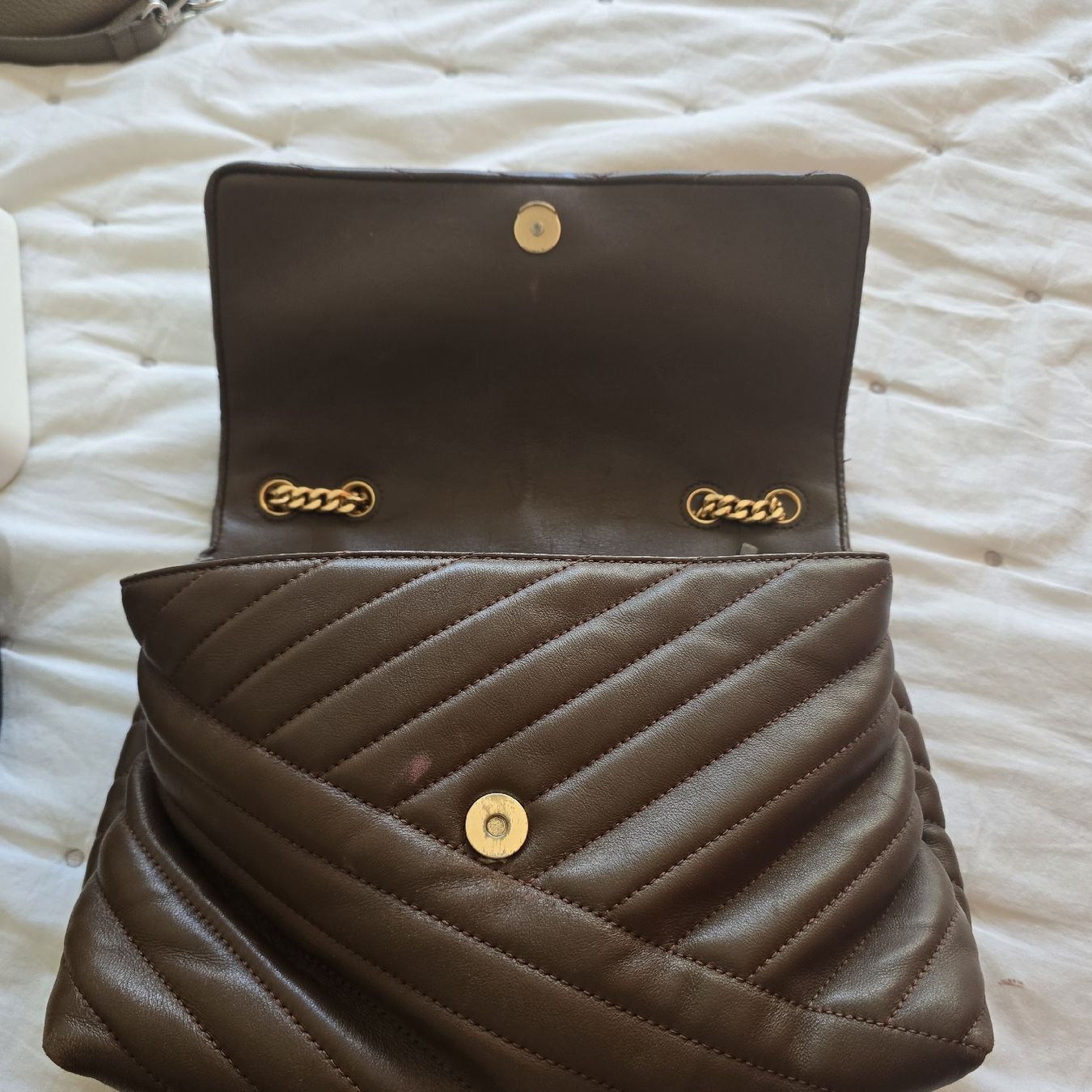 Tory Burch Taschen für Damen: Tory Burch Brown Snholder Bag – Gebraucht aus Genève von pki_p8bz 2