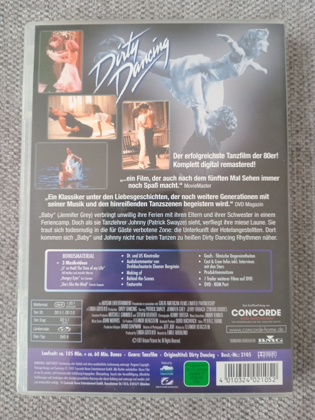Alle DVDs: DIRTY DANCING – Gebraucht aus Zollikofen von jde_72zf 1