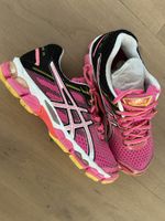 Laufschuhe Asics Gel-Nimbus 15 pink schwarz Grösse 37