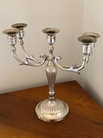 🕯️ Chandelier Vintage 5 Bougies – Métal – Rétro