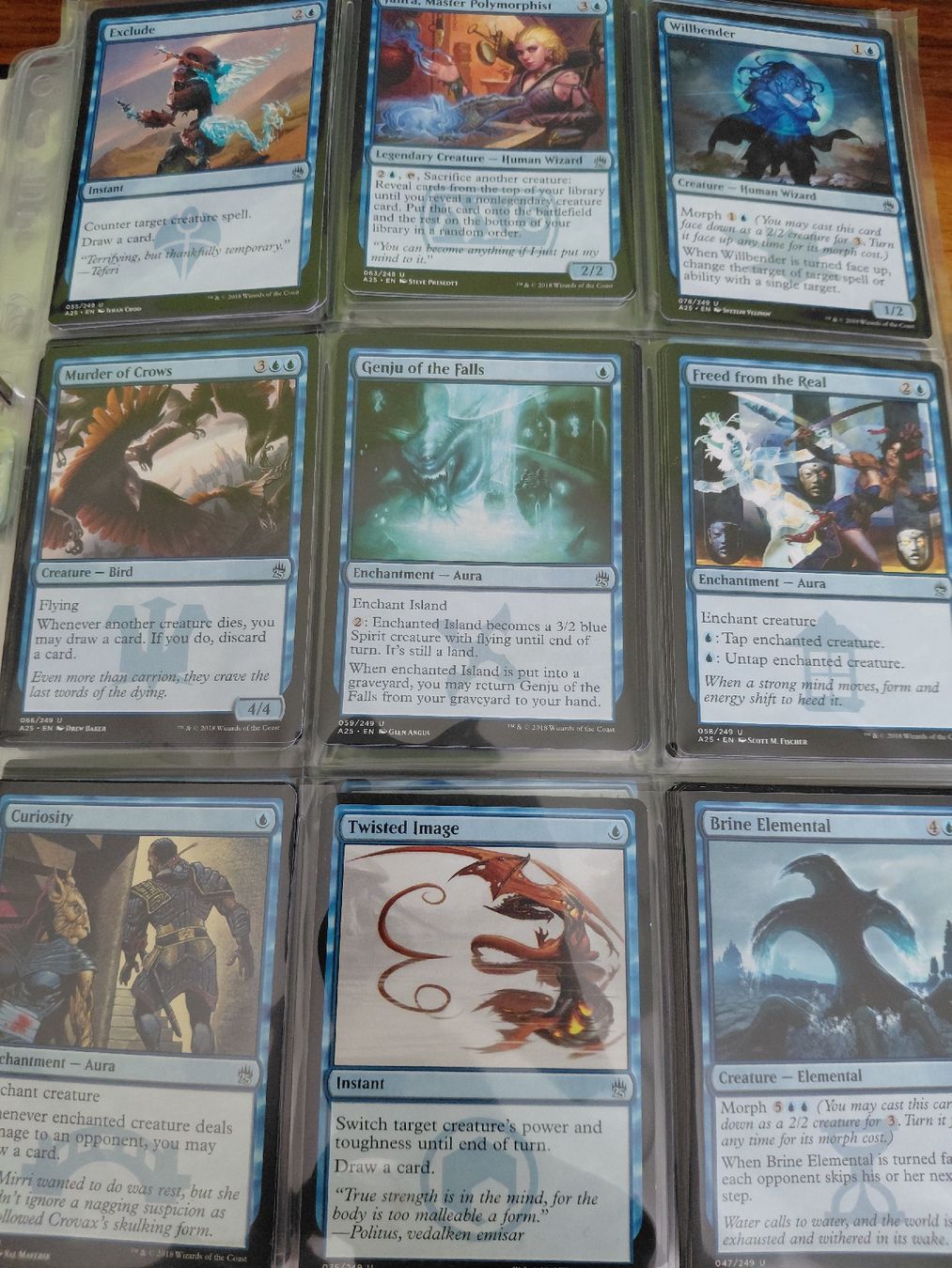 Magic The Gathering Carte collezionabili: Mtg Ordner voll mit M25 – Usato da Kehrsatz venduto da Jadeeeee 2