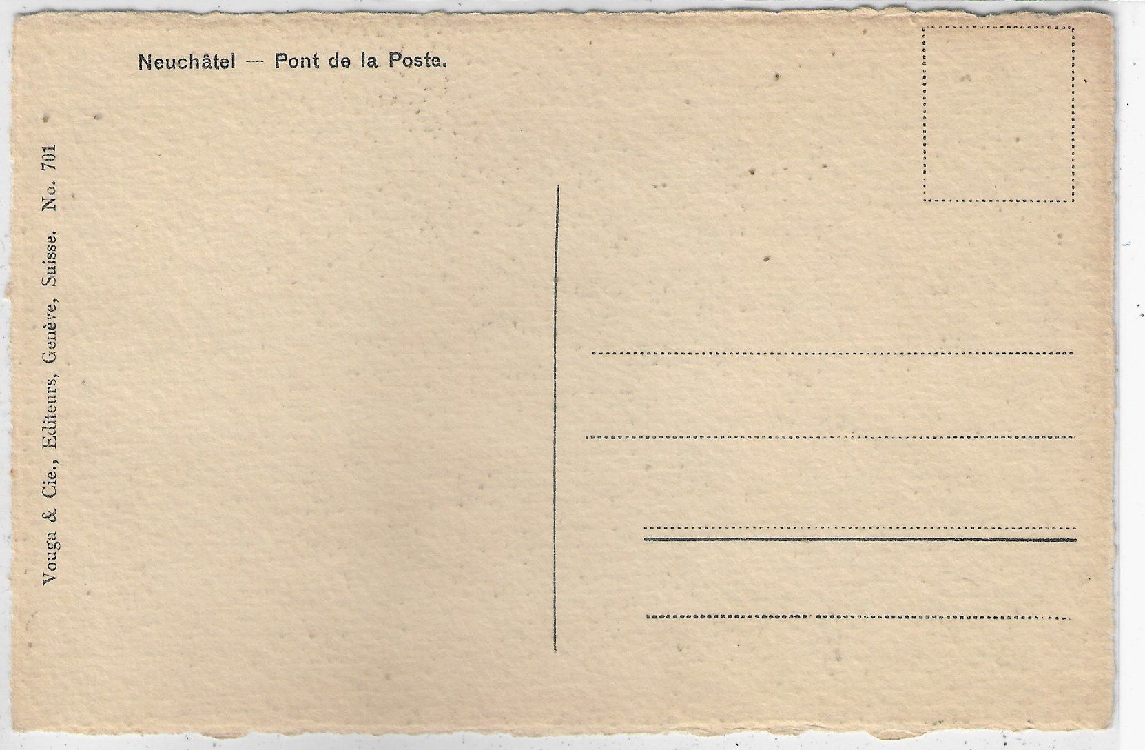 Cartoline postali: Neuchatel - Pont de la Posta – Usato da Ettingen venduto da Kartenplanet 1