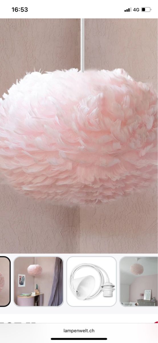 Umage Kronleuchter & Deckenlampen: Federlampe in Rosa Umage Eos - neu  – Neu (gemäss Beschreibung) aus Bolligen von askia03