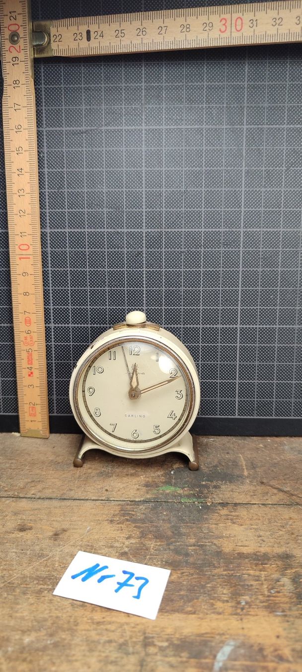 Junghans Wecker: Wunderschöner alter Wecker Nr73 Junghans DARLING – Gebraucht aus Gelterkinden von MYSTOREFORYOU4460 5