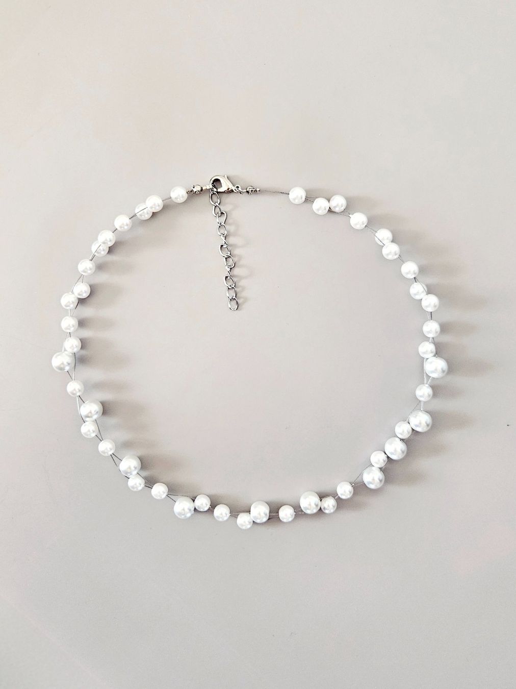Ketten: Damenhalskette Necklace Perlen in Perlweiss – Neu und originalverpackt aus Thalwil von Seesteine 2