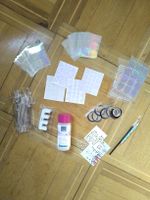 Nageldesign Zubehör Set Sticker und Werkzeuge