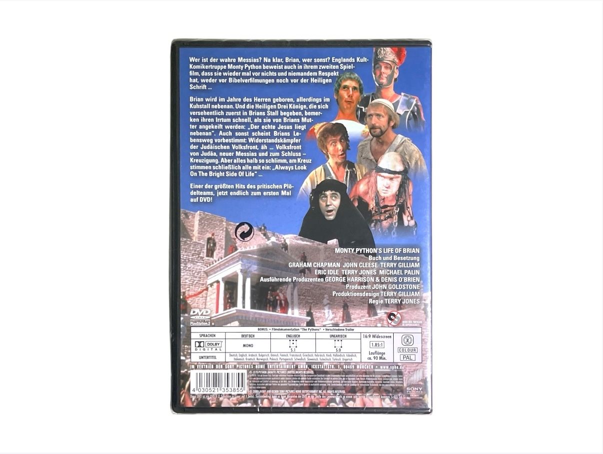 Alle DVDs: Monty Python Set, Das Leben des Brian & Ritter der Kokosnuss – Neu und originalverpackt aus Luzern von woti-shop 2
