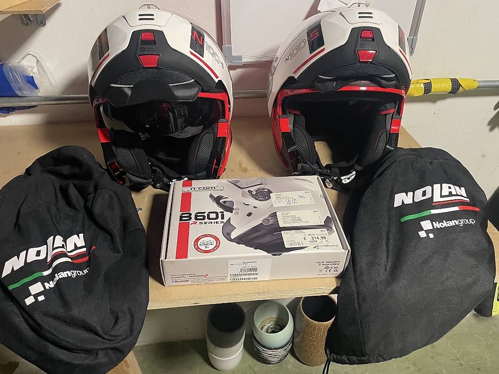 Caschi & visiere: 2x Nolan Helme mit integriertem NCom – Usato da Rudolfstetten venduto da Besimi555