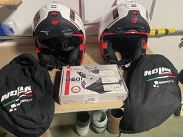 2x Nolan Helme mit integriertem NCom