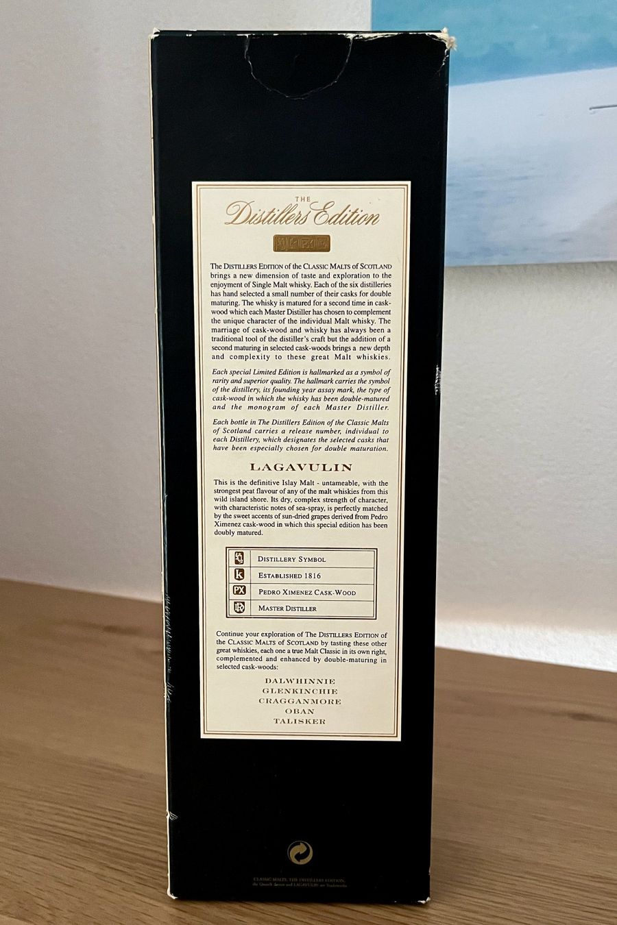 Lagavulin Spirituosen: Lagavulin 1987 - Distillers Edition Bottled 2003 – Neu und originalverpackt aus Le Sentier von myman 6