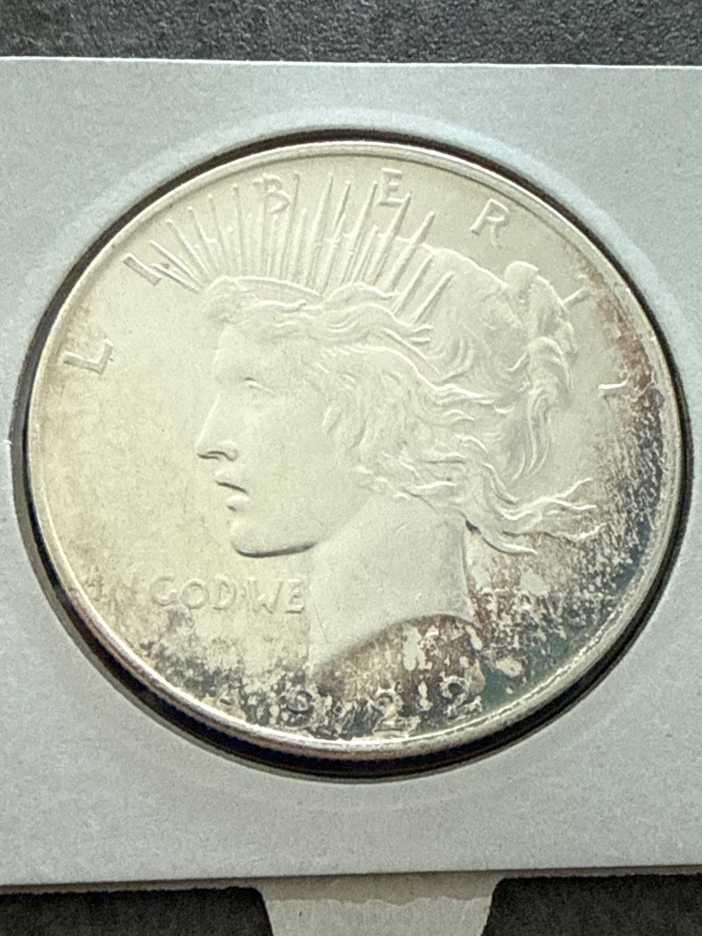 Alle Münzen: USA - Silver Coin - 1 Dollar 1922 D - "Peace Dollar" – Gebraucht aus Pully von ta571 2