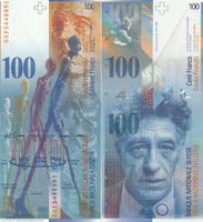 100  Fr  2000  unc  bankfrisch  Millenium