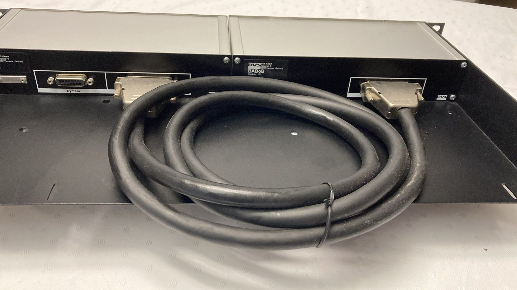 Componenti elettronici: DVS 19" Breakout Panel 1HE – Audio & RS-422 Interface – Usato da Dietikon venduto da Rima57 3