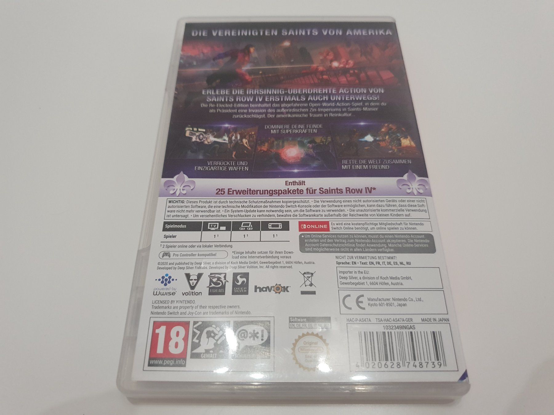 Spiele: Saints Row IV Re-elected (Switch) – Gebraucht aus Puidoux von Svreber 1