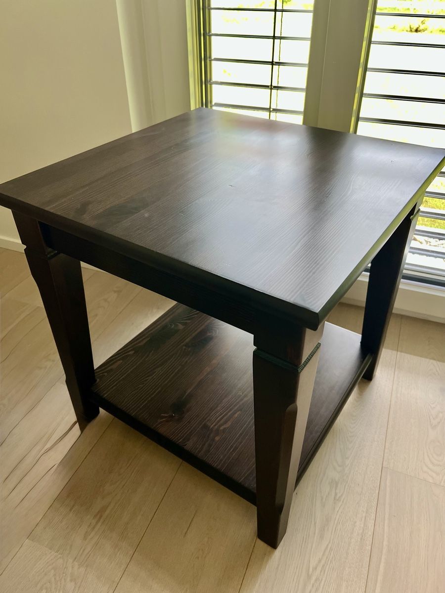 Tables de nuit: Solid Pine Dark Chocolate Table, Nightstand, New – Neuf avec emballage d'origine à Corsier GE par Karol_save_planet 3