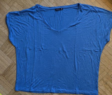 Tshirt bleu pailleté vol v Taille L