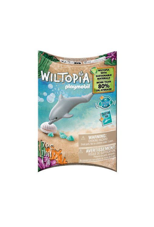 PLAYMOBIL Wiltopia 71068 - Cucciolo Di Delfino, Giocattolo Ecologico Nuovo In Scatola
