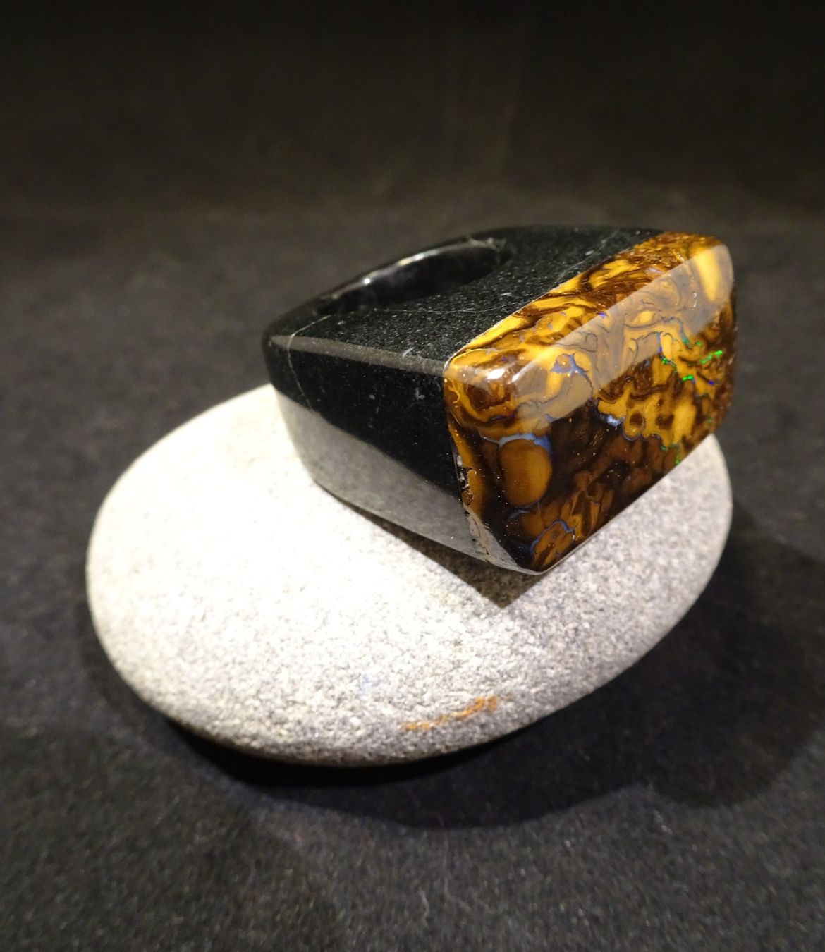 Anelli: Steinring mit Yowah Opal. – Nuovo (secondo la descrizione) da Niederbüren venduto da Raphael014 3