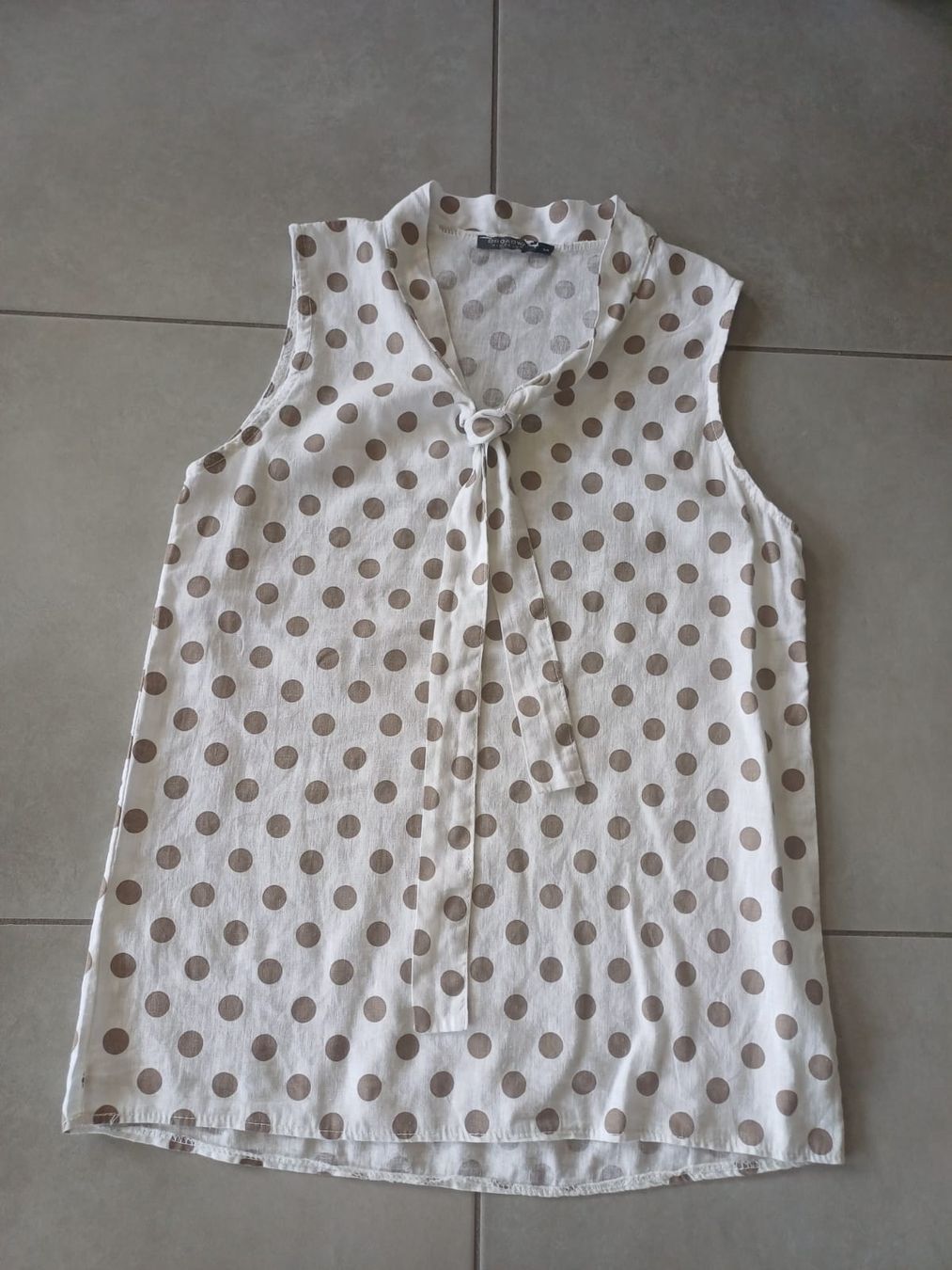 Camicette: Blouse à pois en lin – Usato da Collonges venduto da cam_72xf