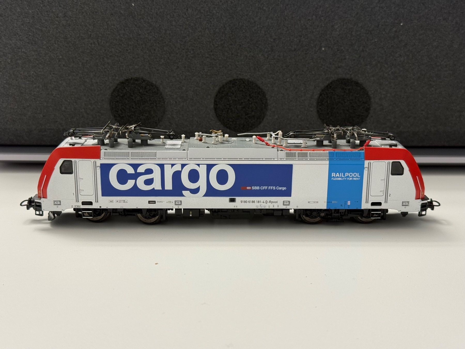 Piko Modelleisenbahnen: Piko 96730 SBB BR 186 Railpool Cargo E-Lok / DC HO – Gebraucht aus Jonschwil von sutfra12 2