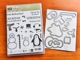 Stampin' Up! Stempelset und Stanzen "Es schneit"
