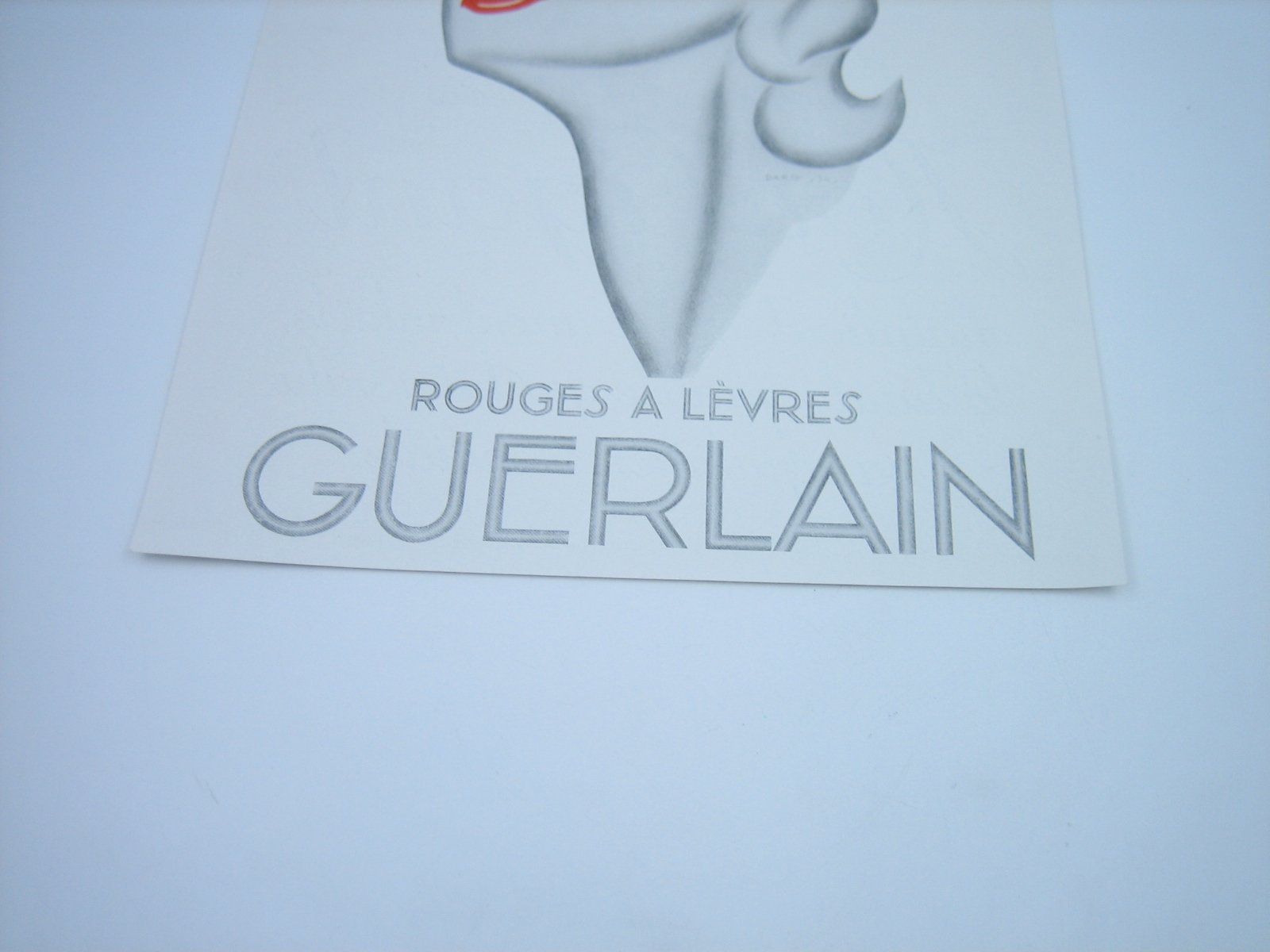 Foto & Immagini: Guerlain Rouges A Lèvres Lippenstift altes Werbeblatt – Usato da Zürich venduto da Tomi118 1