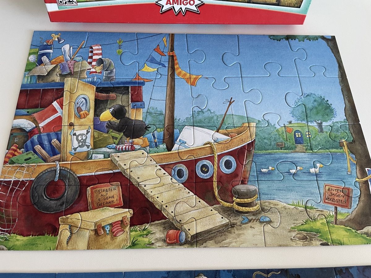 Ravensburger Puzzle: Puzzle 4+ Rabe Socke – Usato da Mönchaltorf venduto da Snoopy2002 2