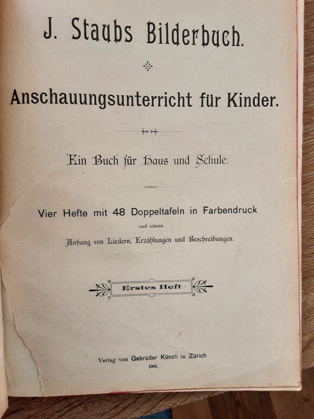 Libri: J.Staub's Bilderbücher 6 Bände – Usato da Abtwil SG venduto da danikari 7