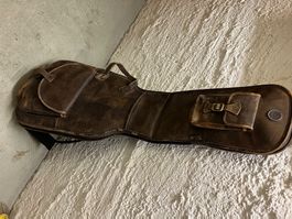 Leather Bag for E-Bass by Harvest / Tragtasche Elektrobass