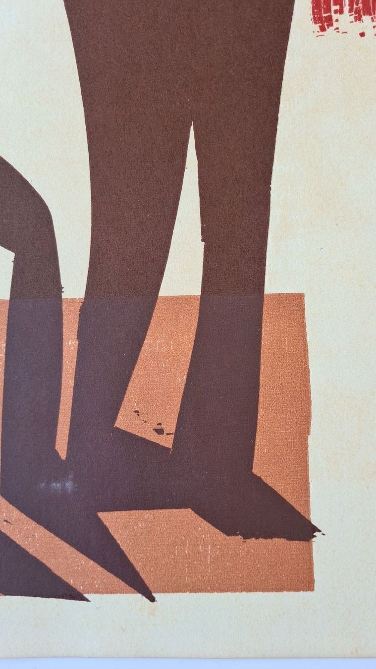 Xilografie: HAP Grieshaber Holzschnitt – Usato da Emmenbrücke venduto da Kunstankaufverkauf9 1